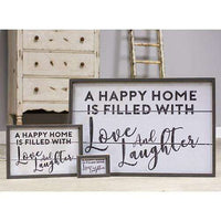 Thumbnail for Love and Laughter Wall Art Farmhouse Decor CWI+ 