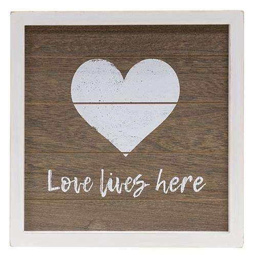 Love Framed Sign w/Easel Pictures & Signs CWI+ 