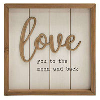 Thumbnail for Love You to the Moon and Back Framed Sign Pictures & Signs CWI+ 