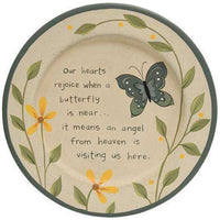 Thumbnail for Loved One Butterfly Plate Plates & Holders CWI+ 
