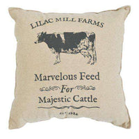 Thumbnail for Majestic Cattle Primitive Throw Pillow, 10