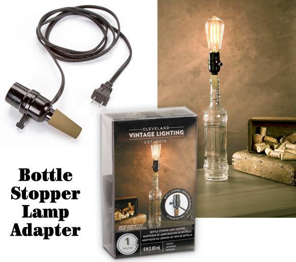 *Bottle Cork Lamp Adapter - The Fox Decor