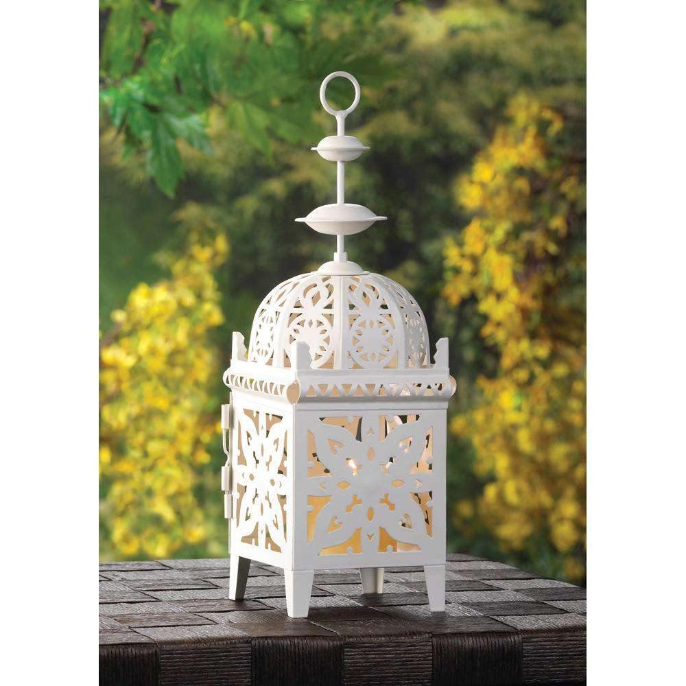 Medallion Candle Lantern - The Fox Decor