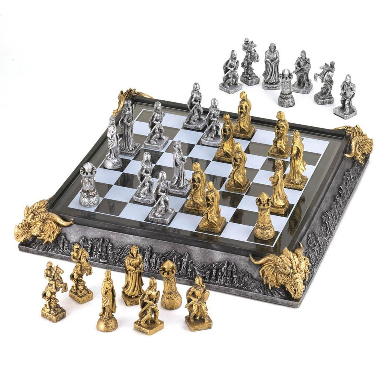 Medieval Chess Set - The Fox Decor