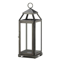 Thumbnail for Medium Brushed Pewter Lantern - The Fox Decor