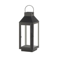 Medium Square Top Black Lantern - The Fox Decor