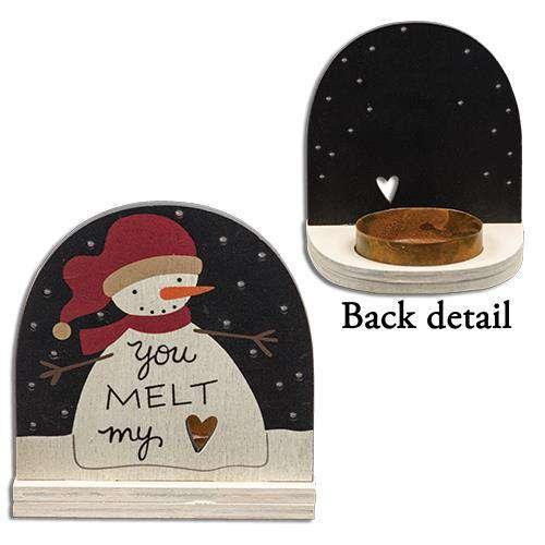 Melt My Heart Tealight Holder Wall Decor CWI+ 