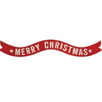 Merry Christmas Banner Wall Sign - The Fox Decor