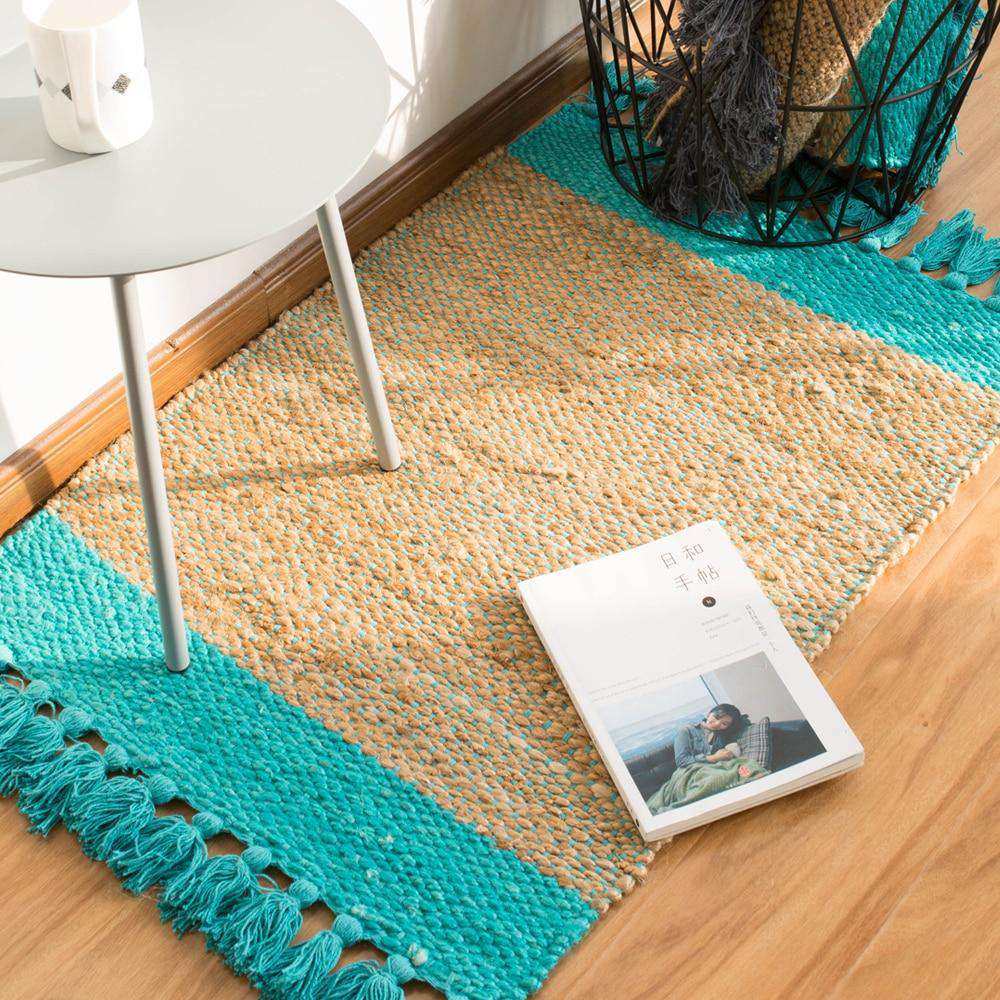 Mitanshi Jute Braided Rug 23x35" Inch - The Fox Decor