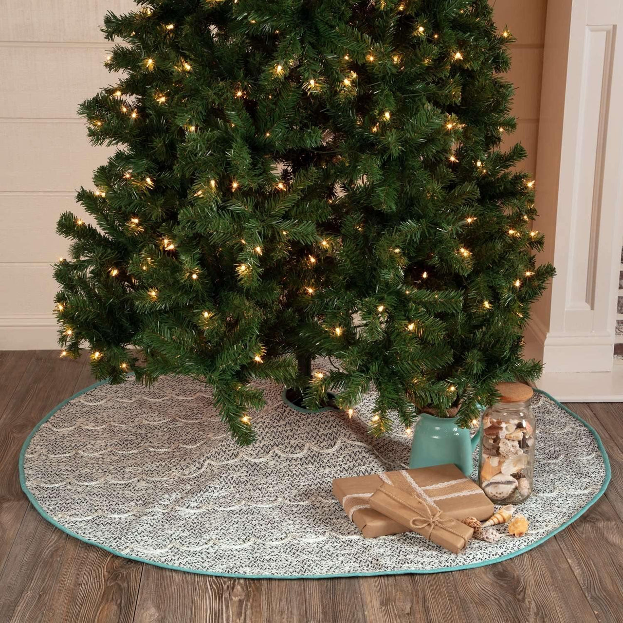 Sanbourne Christmas Tree Skirt 55 VHC Brands - The Fox Decor
