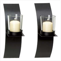 Thumbnail for Modern Art Candle Sconce Duo