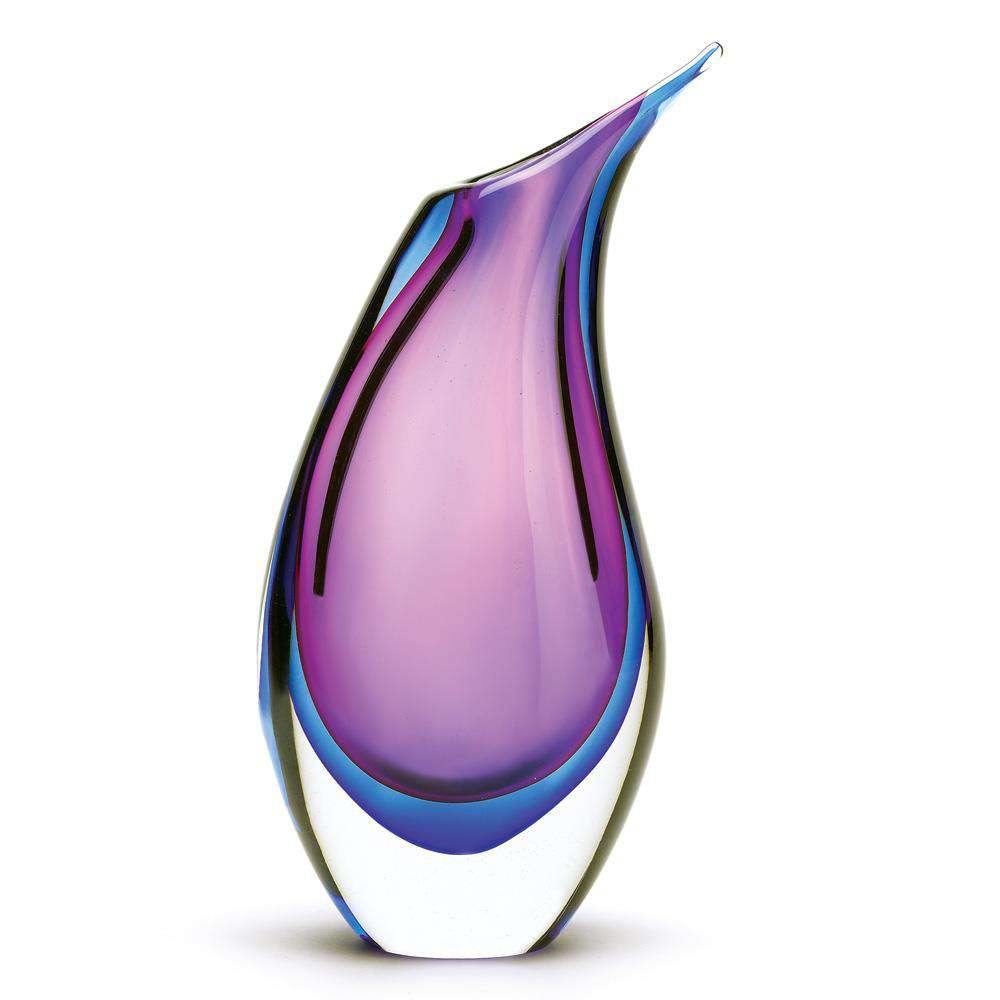 Modern Duo Tone Glass Vase