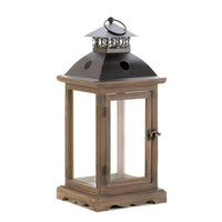 Thumbnail for Monticello Wood Lantern (L) - The Fox Decor