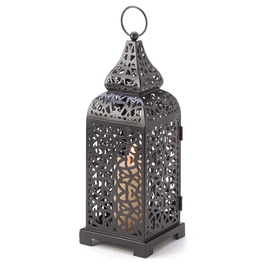 Moroccan Tower Candle Lantern - The Fox Decor