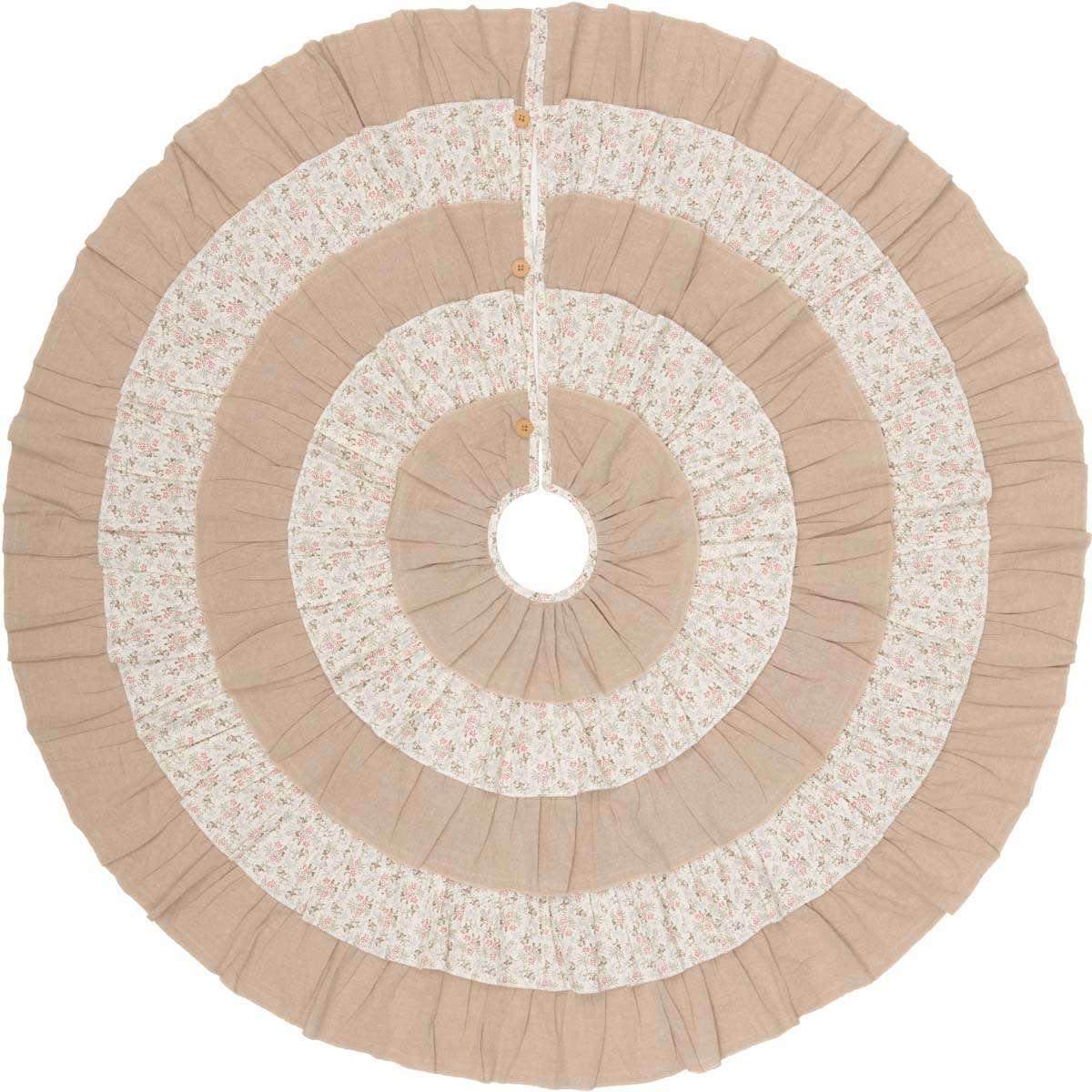 Carol Christmas Tree Skirt 55 VHC Brands - The Fox Decor