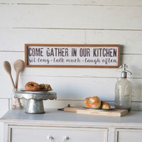 Thumbnail for Gather in Our Kitchen Sign