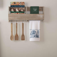 Thumbnail for Sawyer Mill Blue Barn Muslin Bleached White Tea Towel 19x28 VHC Brands - The Fox Decor