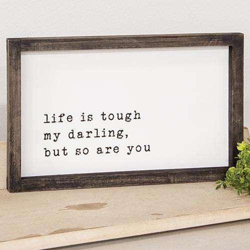 My Darling Wood Framed Sign New In February CWI+ 