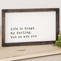 Thumbnail for My Darling Wood Framed Sign New In February CWI+ 