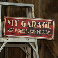 Thumbnail for My Garage, My Rules Sign Signs CWI+ 