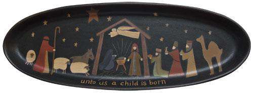 Nativity Tray Tabletop & Decor CWI+ 