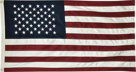 Natural American Flag, 58" - The Fox Decor