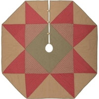 Dolly Star Christmas Tree Skirt 60 VHC Brands - The Fox Decor