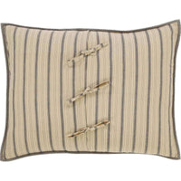 Sawyer Mill Charcoal Standard Sham 21x27 VHC Brands - The Fox Decor