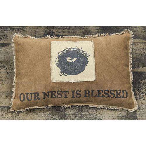 Nest is Blessed Pillow Pillows CWI+ 