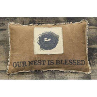 Nest is Blessed Pillow - The Fox Decor