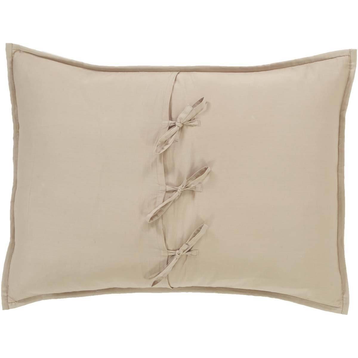 Aubree Taupe Standard Sham 21x27 VHC Brands - The Fox Decor