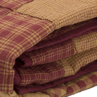 Thumbnail for Ninepatch Quilted Throw Quilted Throw VHC Brands 