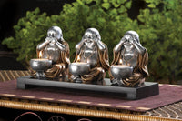 Thumbnail for No Evil Buddha Candle Stand - The Fox Decor