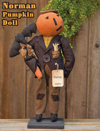 Thumbnail for Norman Pumpkin Doll doll CWI Gifts 