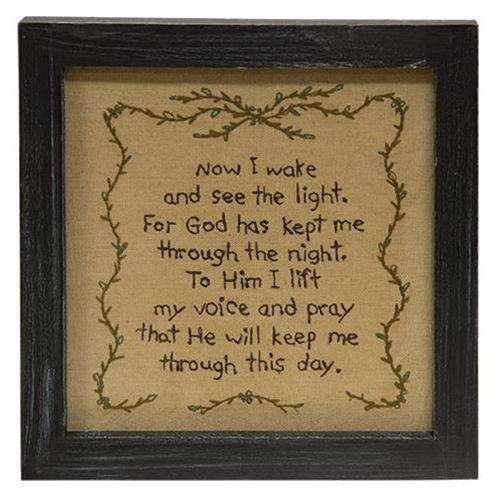 Now I Wake Prayer Sampler Signs of Faith CWI+ 