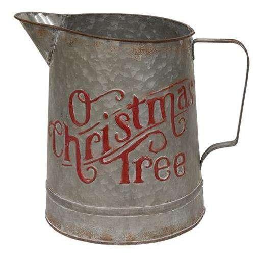 O Christmas Tree Metal Pitcher General CWI+ 