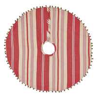 Thumbnail for Vintage Stripe Mini Christmas Tree Skirt 21 VHC Brands - The Fox Decor