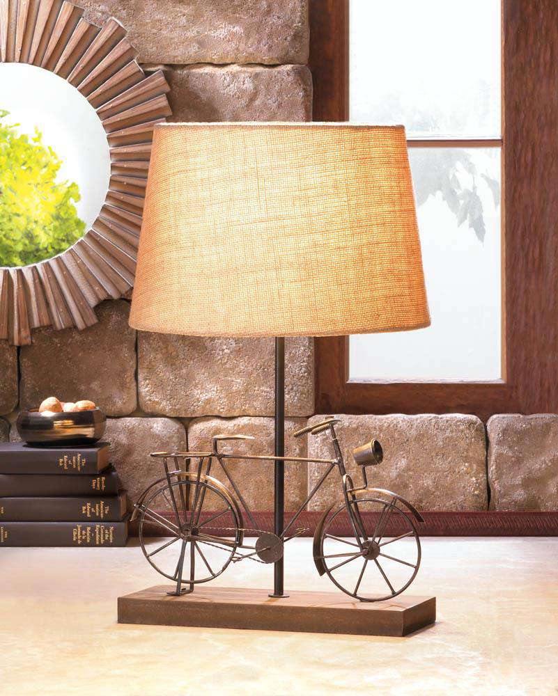 Old Fashioned Bicycle Table Lamp - The Fox Decor