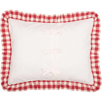 Thumbnail for Annie Buffalo Red Check Ruffled Standard Sham 21x27 VHC Brands - The Fox Decor