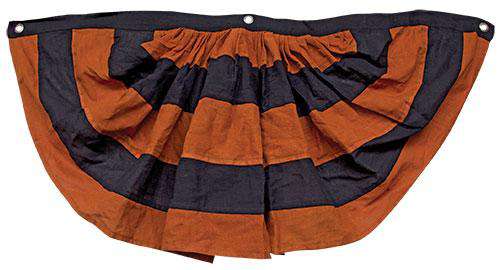 Orange And Black Bunting 37" Wall CWI+ 