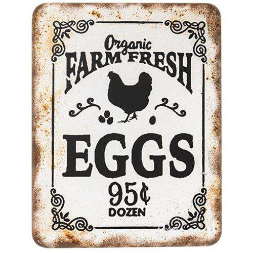 Organic Farm Fresh Eggs Retro Look Sign Pictures & Signs CWI+ 