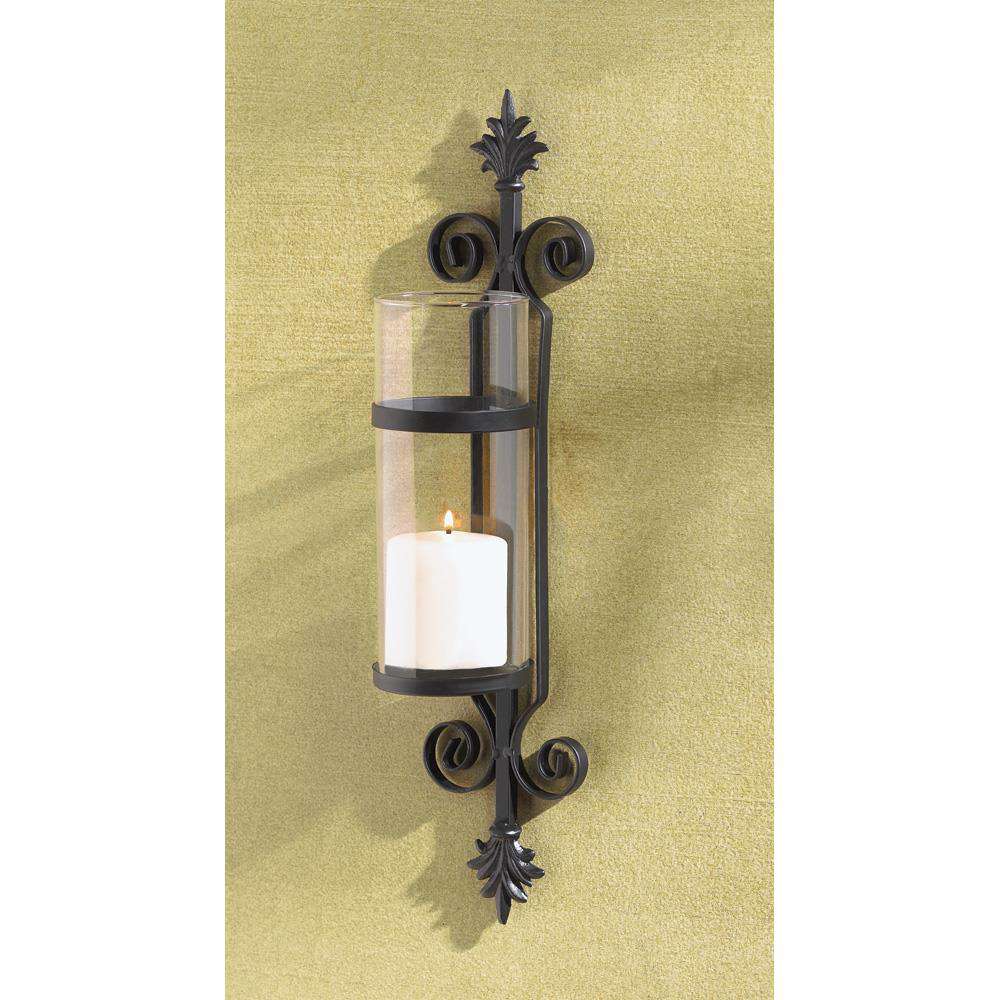 Ornate Scroll Candle Sconce - The Fox Decor