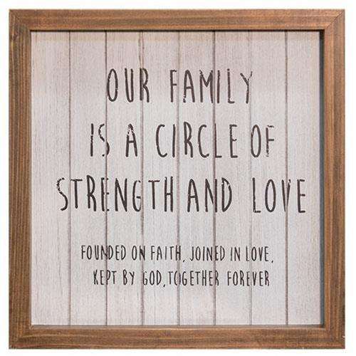 Our Family Framed Sign, 10" Pictures & Signs CWI+ 