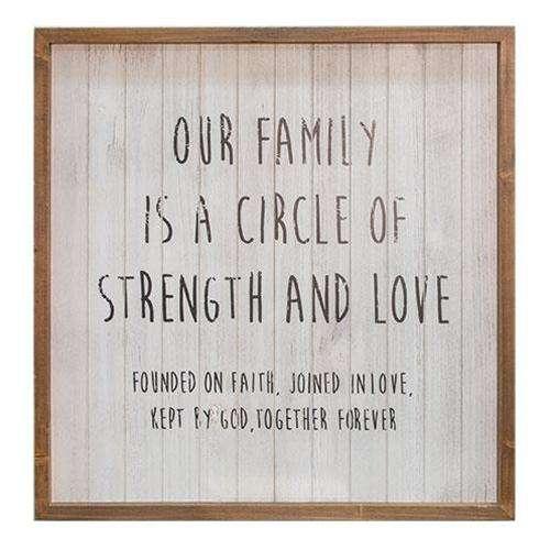 Our Family Framed Sign - The Fox Decor