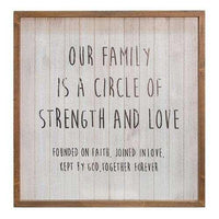 Our Family Framed Sign - The Fox Decor