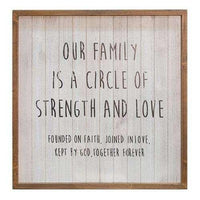 Thumbnail for *Our Family Framed Sign Pictures & Signs CWI+ 