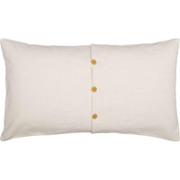 Burlap Antique White King Sham 21x37 VHC Brands - The Fox Decor