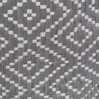 Thumbnail for Paper Bin Diamond Basketweave Stone/Black Rectangle Medium 15X10X12 - The Fox Decor