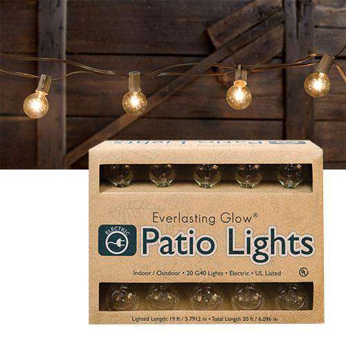 Patio Light Strand, 20 ct Light Strands CWI+ 