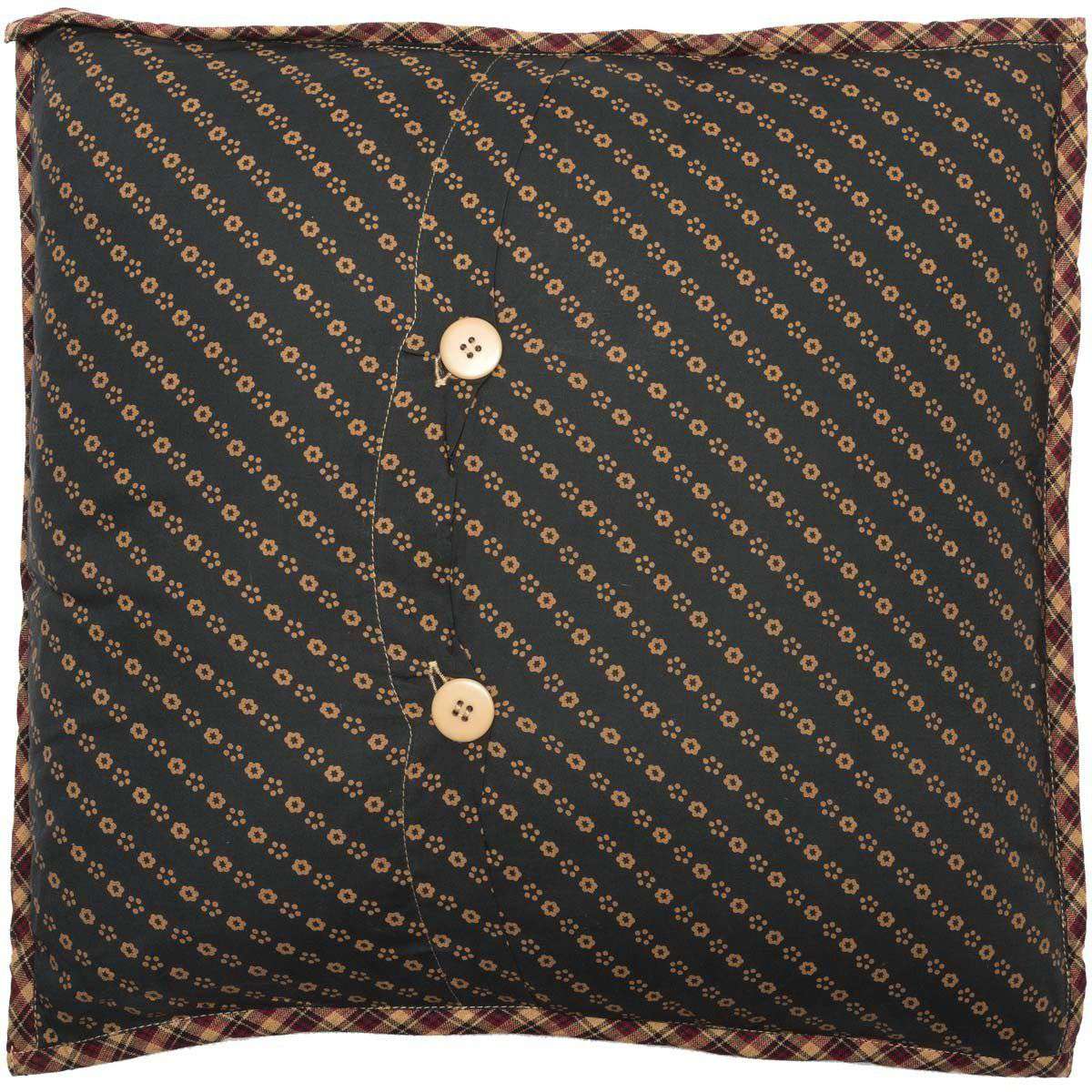 Patriotic Patch Quilted Pillow, 16" General CWI+ 